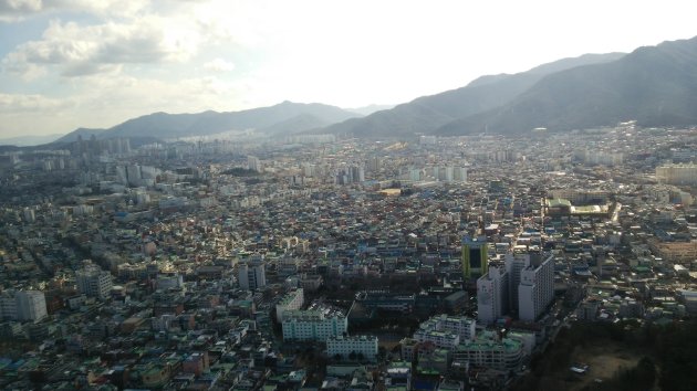 大邱タワー（83タワー）から見える南東から南方面の風景